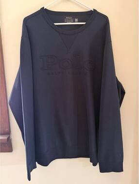2XL - Men - Polo Ralph Lauren Navy Blue Sweatshirt (NWT)